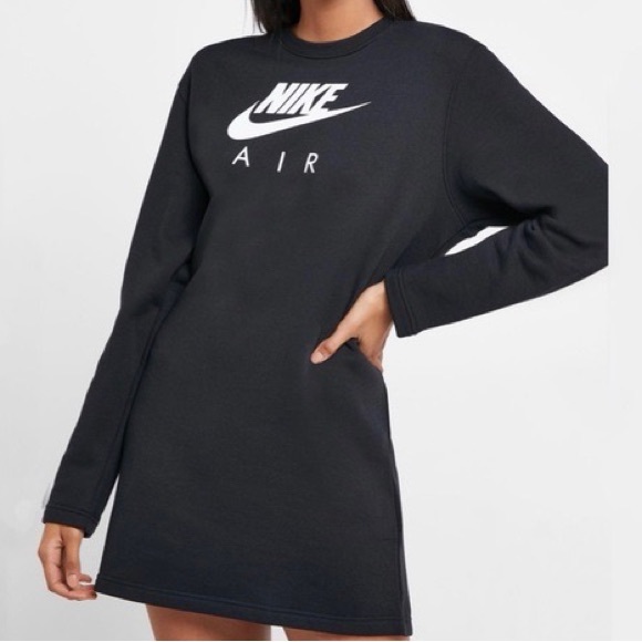 Nike Dresses & Skirts - 🖤 LAST CHANCE!! NWT Women’s Nike Air Fleece Dress - Size L 🖤